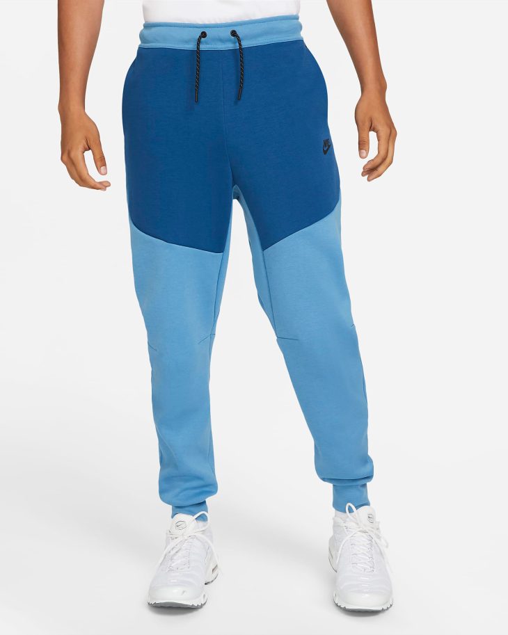 Nike Tech Fleece Hoodie and Pants in Dutch Blue Court Blue