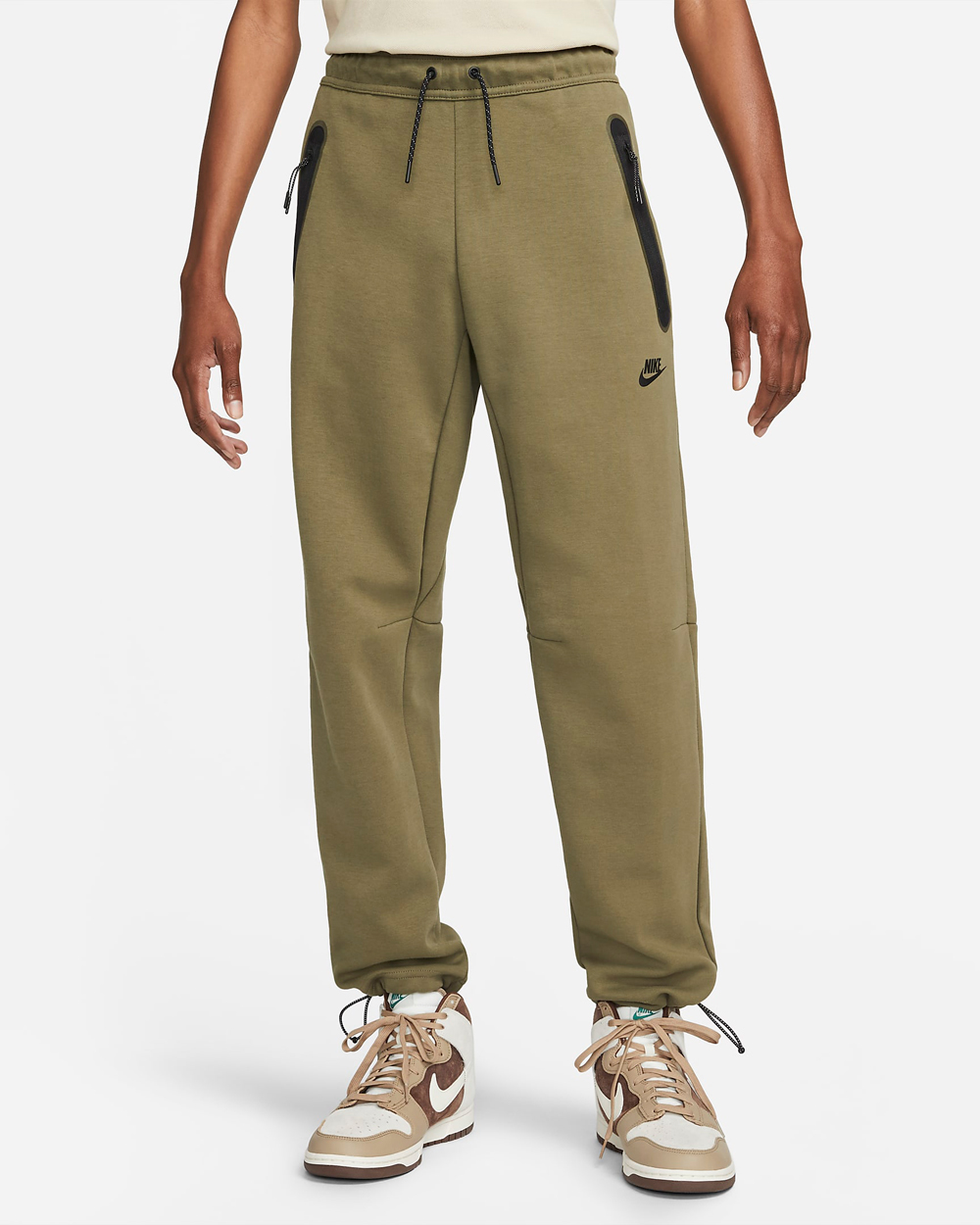 Where to Buy Nike Tech Fleece Clothing in Alligator Olive Green