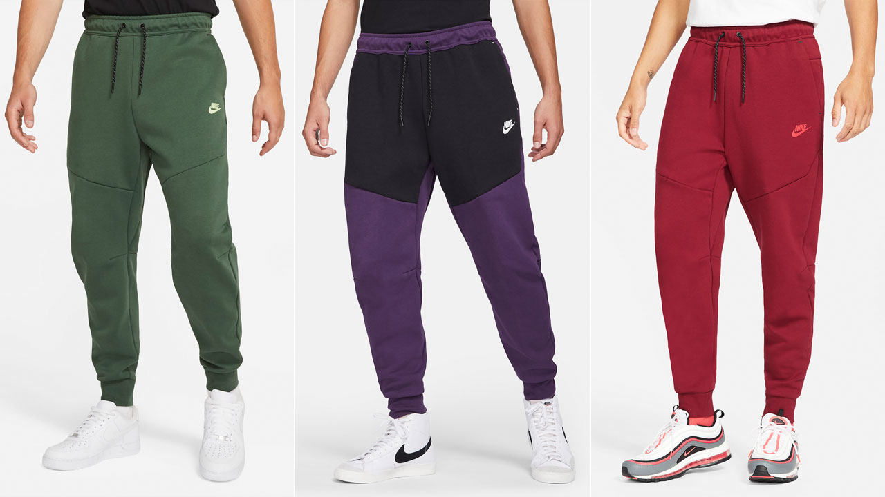 New Nike Sportswear Tech Fleece Jogger Colors: Grand Purple, Galactic ...