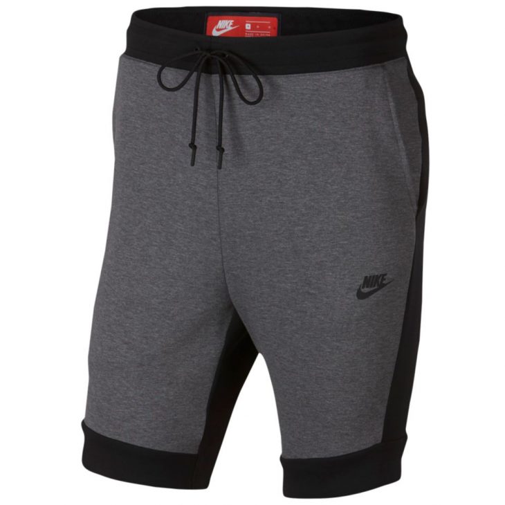 grey nike fleece shorts