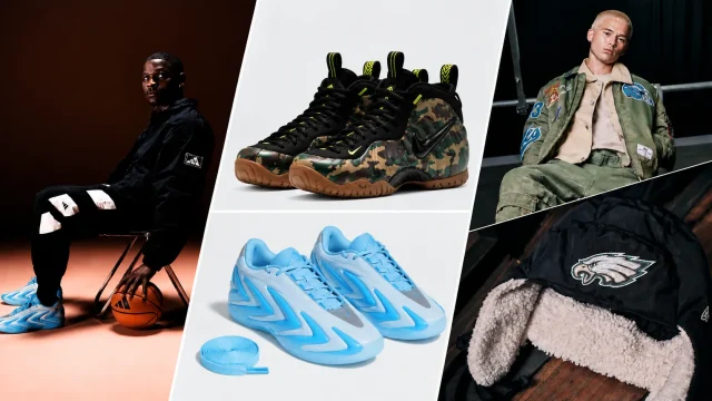 The SportFits Daily September 18, 2026 featuring adidas AE 3, Nike Air Foamposite Pro Green Camo and New Era x Alpha Industries NFL apparel