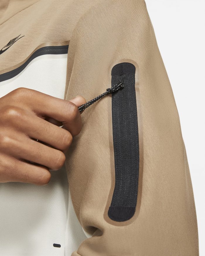 Nike Tech Fleece Hoodie and Joggers in Sandalwood Light Bone for Fall 2021