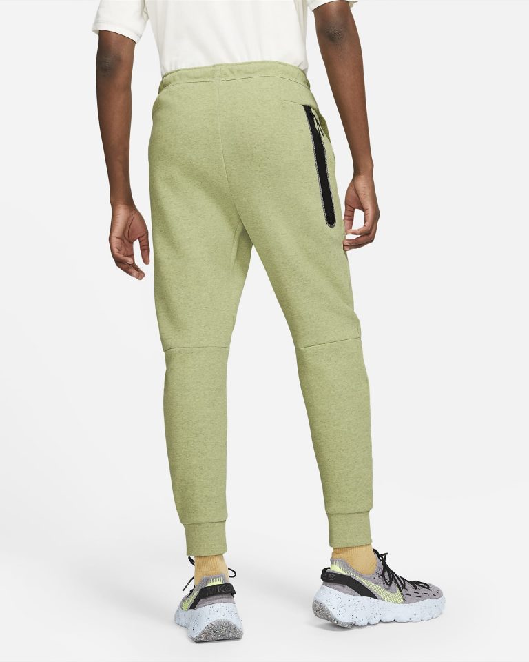 black and lime green joggers