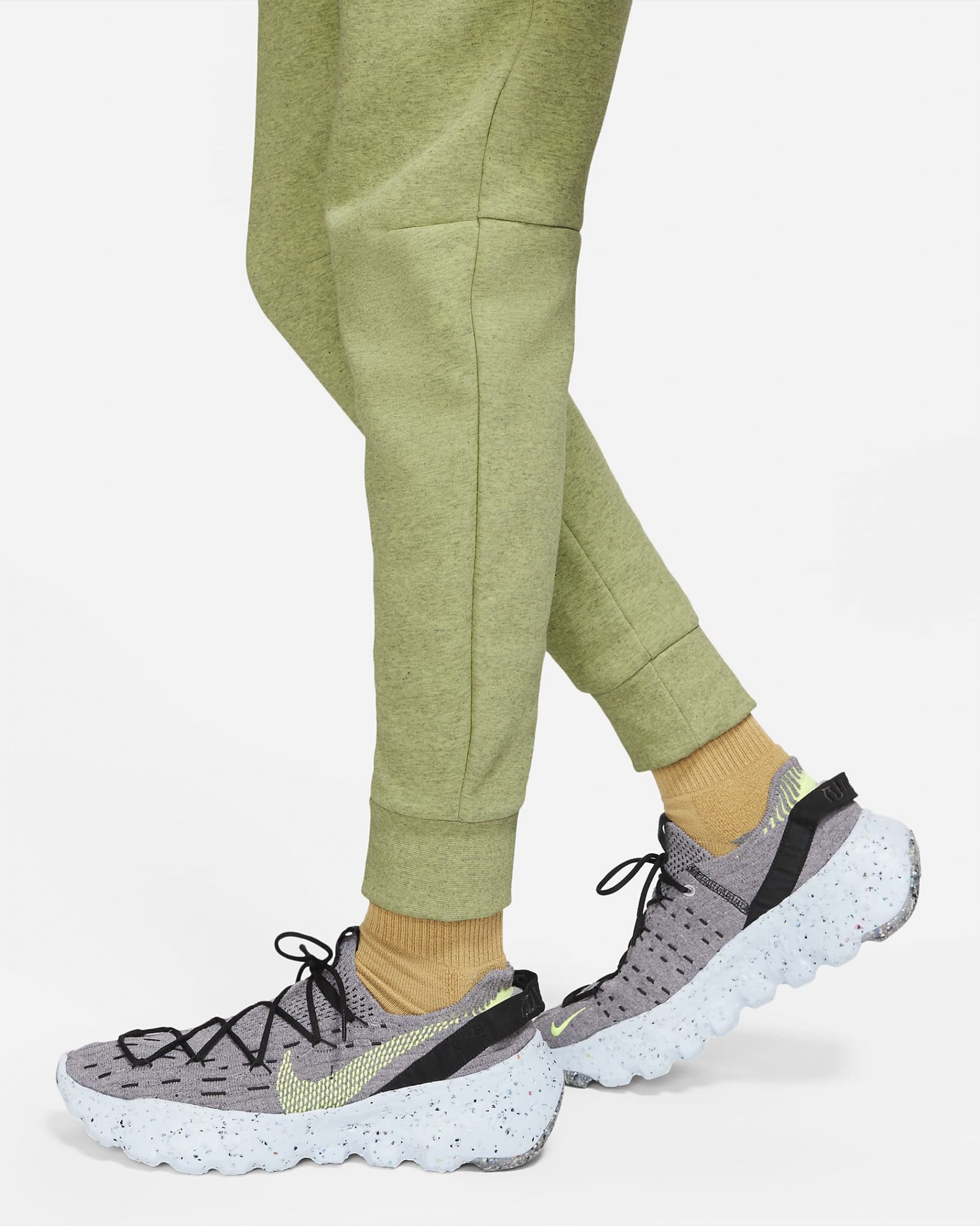 lime tech fleece joggers