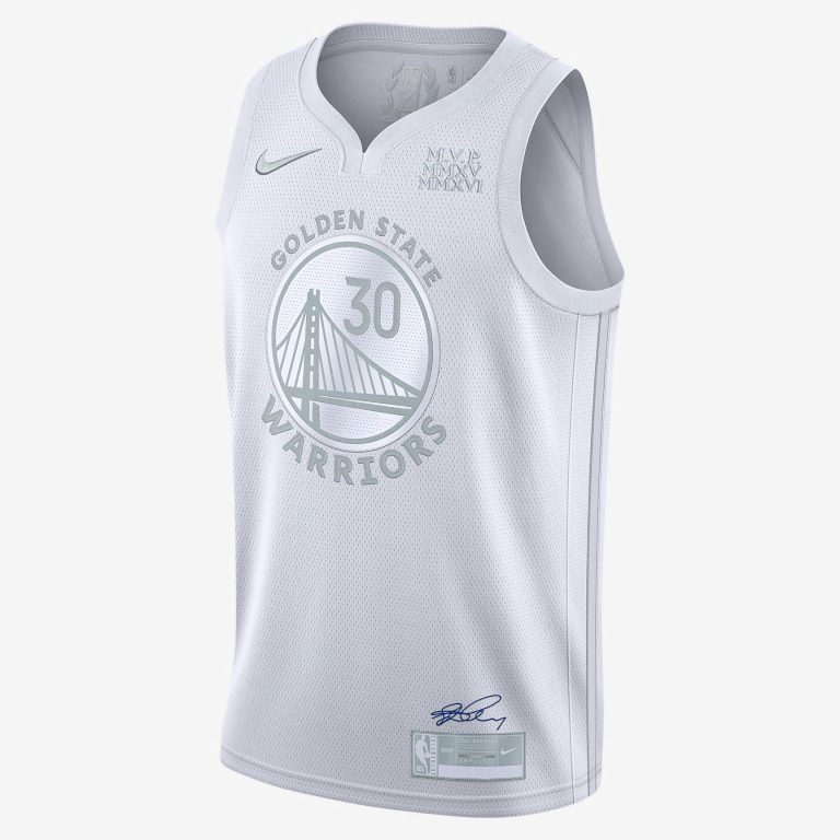 stephen curry warriors mvp jersey